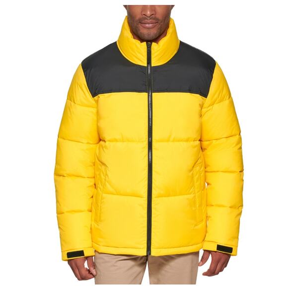 Club Room Other - Club Room Men's Puffer Jacket Coat Medium Yellow Solid